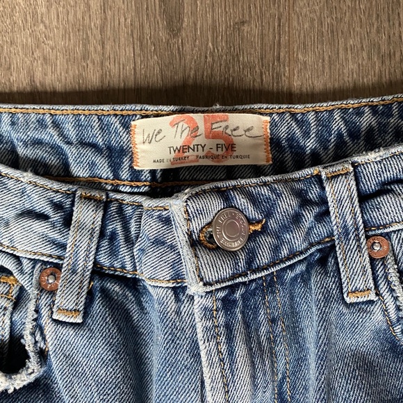 Free People Dakota Ripped Straight Leg Jeans - Picture 12 of 15